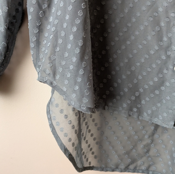 Madewell Blouse L Gray - Picture 8 of 14